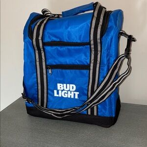 Bud Light Beer Insulated Cooler Bag, Holds a 12 Pack